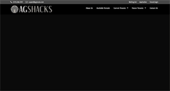 Desktop Screenshot of agshacks.com